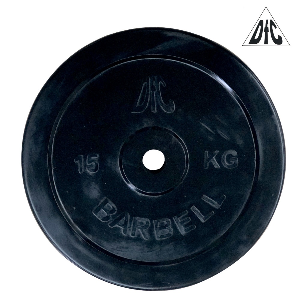 DFC 15 кг обрезиненный из каталога дисков, грифов, гантелей, штанг в Тюмени по цене 4290 ₽