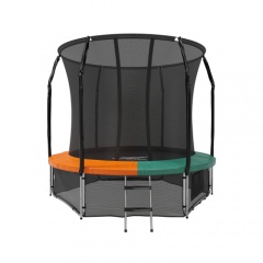 Батут с защитной сеткой Eclipse Space Twin Green/Orange 8FT в Тюмени по цене 21900 ₽