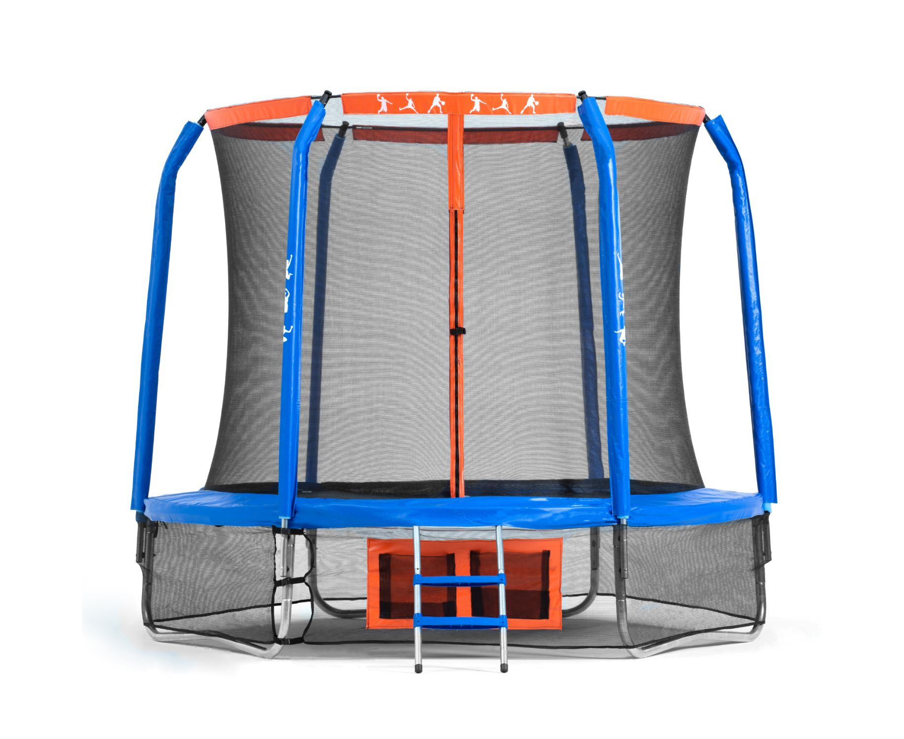 Батут с защитной сеткой DFC Jump Basket 12Ft