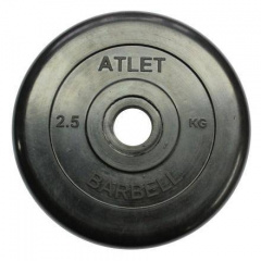 MB Barbell Atlet - 31 мм - 2.5 кг из каталога дисков для штанги с посадочным диаметром 30 мм.  в Тюмени по цене 860 ₽
