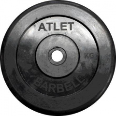 MB Barbell Atlet - 31 мм - 10 кг из каталога дисков для штанги с посадочным диаметром 30 мм.  в Тюмени по цене 3185 ₽