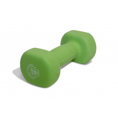 Original FitTools 1.5 кг. зеленые FT-NDB-1,5 из каталога обрезиненных гантелей в Тюмени по цене 630 ₽