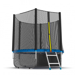 Evo Jump External 6ft (Blue) + Lower net из каталога батутов с защитной сеткой в Тюмени по цене 17340 ₽