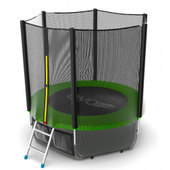 Evo Jump External 6ft (Green) + Lower net из каталога батутов с защитной сеткой в Тюмени по цене 17340 ₽