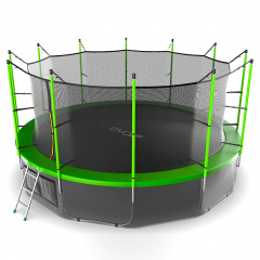 Батут с защитной сеткой Evo Jump Internal 16ft (Green) + Lower net в Тюмени по цене 56390 ₽