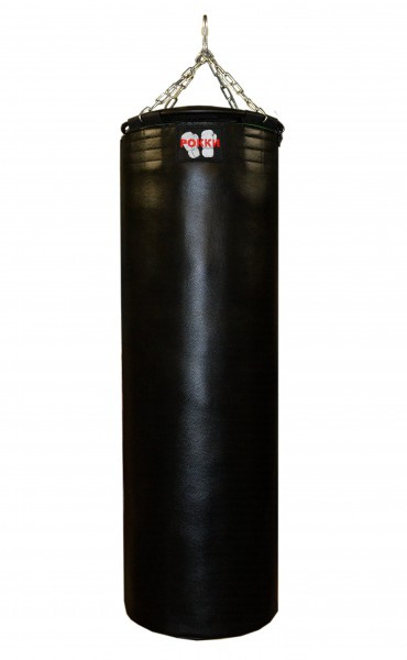 Рокки натуральная кожа 150х45 см черный из каталога товаров для бокса и единоборств в Тюмени по цене 41120 ₽