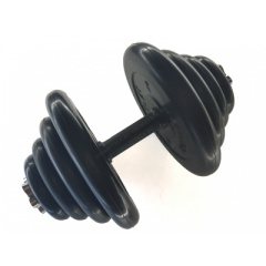 MB Barbell Atlet 40 кг. обрезиненная из каталога разборных (наборных) гантелей в Тюмени по цене 12500 ₽