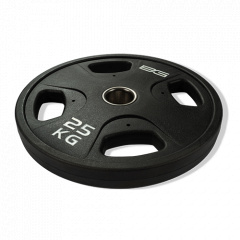 Bronze Gym обрезиненный черный 25 кг  BG-PA-PL-P250 из каталога дисков для штанги с посадочным диаметром 50 мм. в Тюмени по цене 10390 ₽