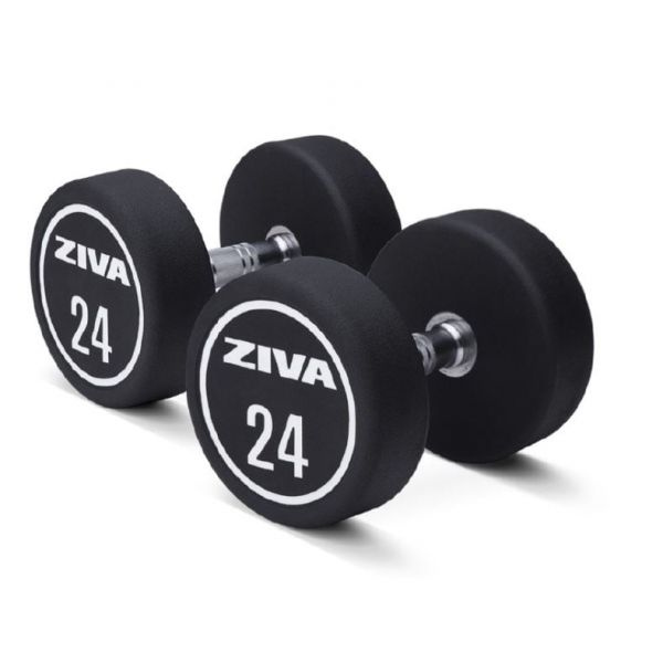 Гантельный ряд Ziva XP Urethane Dumbbell Set (5 pairs) 22-30 kg ZXP-DBPU8605