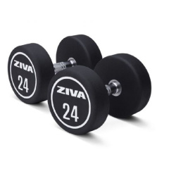 Ziva XP Urethane Dumbbell Set (5 pairs) 22-30 kg ZXP-DBPU8605 из каталога гантельных рядов в Тюмени по цене 150790 ₽
