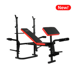 UnixFit Bench 120P со стойками из каталога грузоблочных тренажеров в Тюмени по цене 16920 ₽