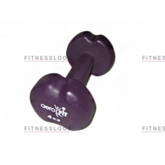 AeroFit виниловая - 4 кг из каталога гантелей для фитнеса в Тюмени по цене 1530 ₽