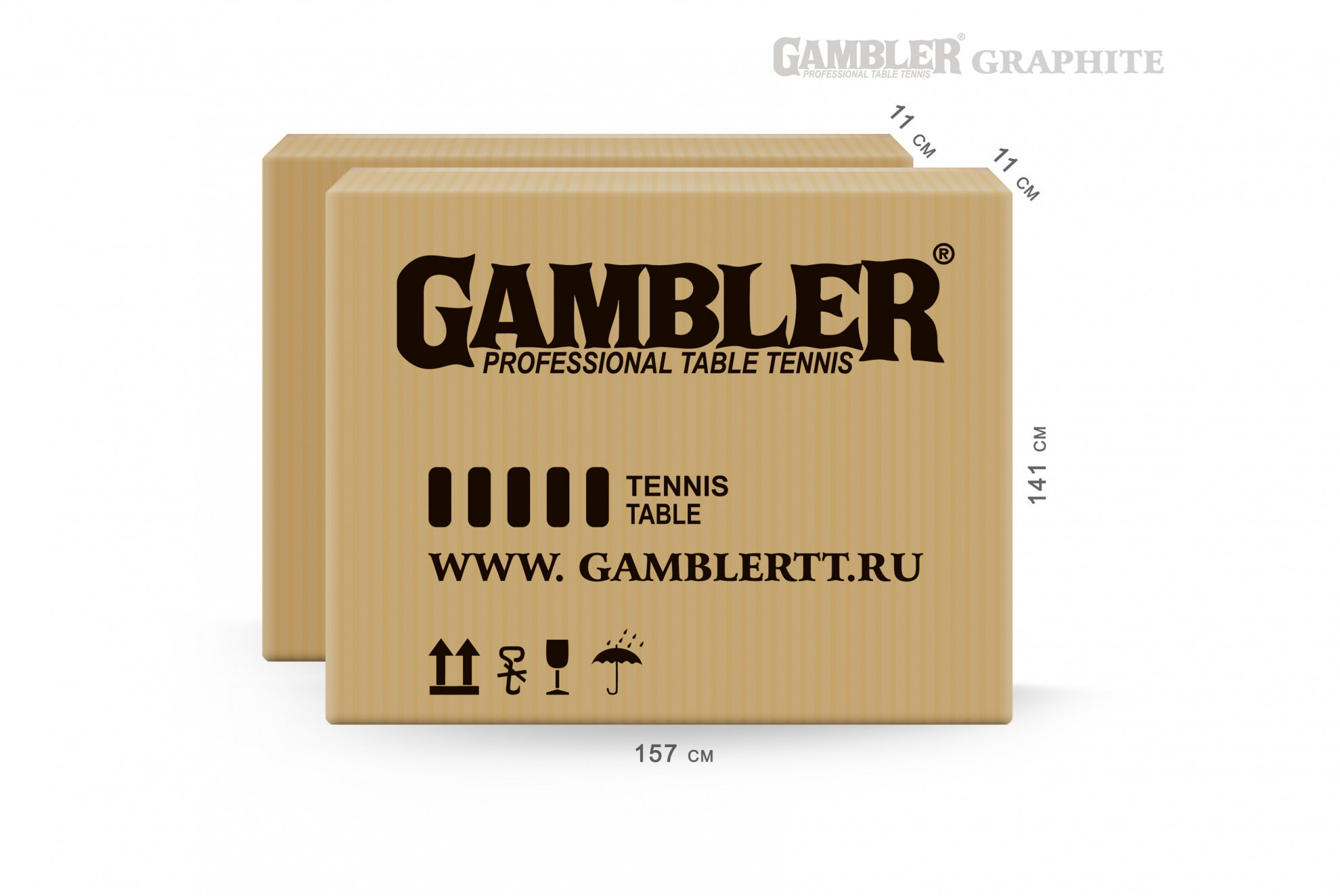 Gambler Graphite складной