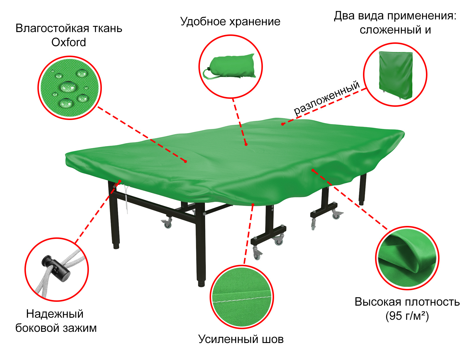 Чехол Unix Line (green)