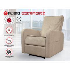 Fujimo COMFORT CHAIR F3005 FMW с механическим приводом Ваниль из каталога массажных кресел в Тюмени по цене 44120 ₽