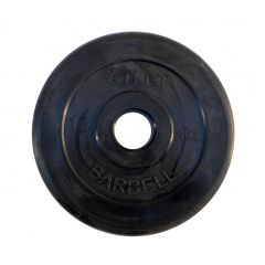 MB Barbell ATLET 10 кг / диаметр 51 мм из каталога мультистанций в Тюмени по цене 3960 ₽