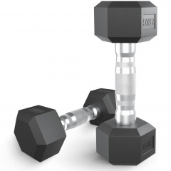 UnixFit гексагональная 2,5 кг из каталога обрезиненных гантелей в Тюмени по цене 1700 ₽