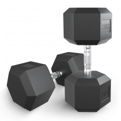 UnixFit гексагональная 35 кг из каталога обрезиненных гантелей в Тюмени по цене 12890 ₽