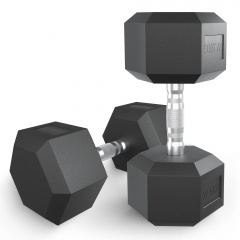 UnixFit гексагональная 30 кг из каталога обрезиненных гантелей в Тюмени по цене 10890 ₽