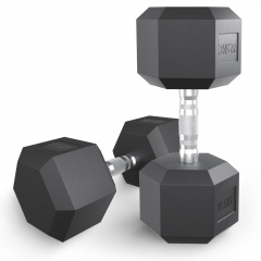UnixFit гексагональная 22.5 кг из каталога обрезиненных гантелей в Тюмени по цене 8590 ₽