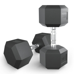 UnixFit гексагональная 20 кг из каталога обрезиненных гантелей в Тюмени по цене 7891 ₽