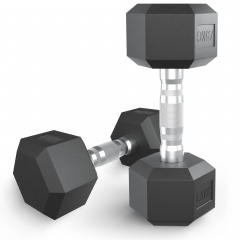 UnixFit гексагональная 7.5 кг из каталога обрезиненных гантелей в Тюмени по цене 3790 ₽