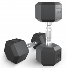 UnixFit гексагональная 12.5 кг из каталога обрезиненных гантелей в Тюмени по цене 5290 ₽