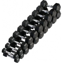 VictoryFit от 1-10 кг VF-SET110 10 пар из каталога гантельных рядов в Тюмени по цене 33490 ₽