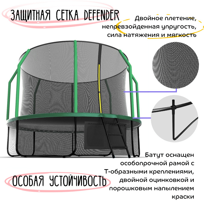 KedaJump Jumpinator 16FT макс. нагрузка: от 80 кг