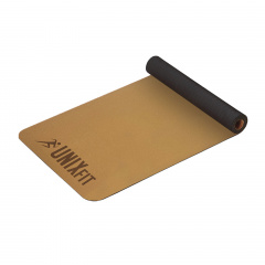 UnixFit пробковый, 183 х 61 х 0,5 см из каталога ковриков для йоги и фитнеса в Тюмени по цене 2380 ₽