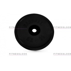 MB Barbell евро-классик черный - 50 мм - 15 кг из каталога дисков для штанги с посадочным диаметром 50 мм. в Тюмени по цене 8874 ₽