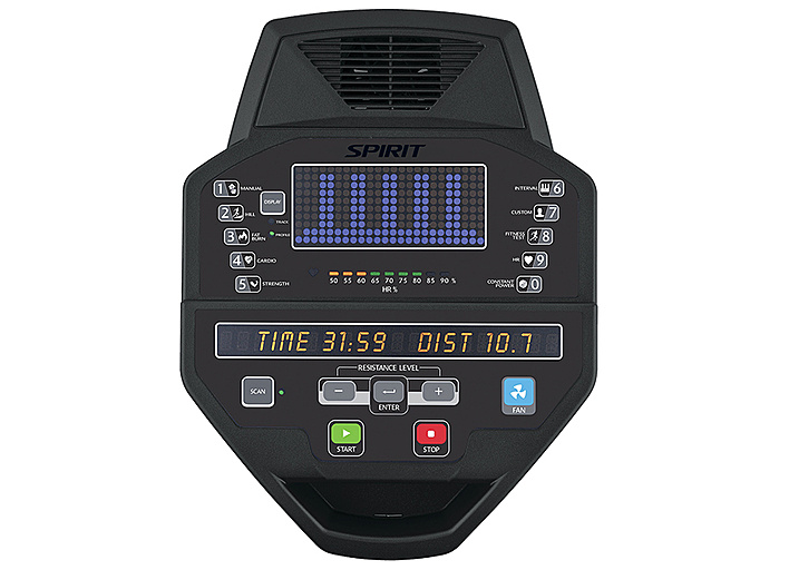 Spirit Fitness CE850 (Graphite gray) макс. вес пользователя, кг - 205