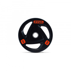 Ziva 25 кг ZIVA ZVO-DCRB-2307 серии ZVO резиновое покрытие из каталога дисков для штанги с посадочным диаметром 50 мм. в Тюмени по цене 11490 ₽