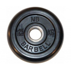 MB Barbell обрезиненный (металлическая втулка) 1.25 кг / диаметр 26 мм из каталога дисков для штанги с посадочным диаметром 26 мм.  в Тюмени по цене 1170 ₽