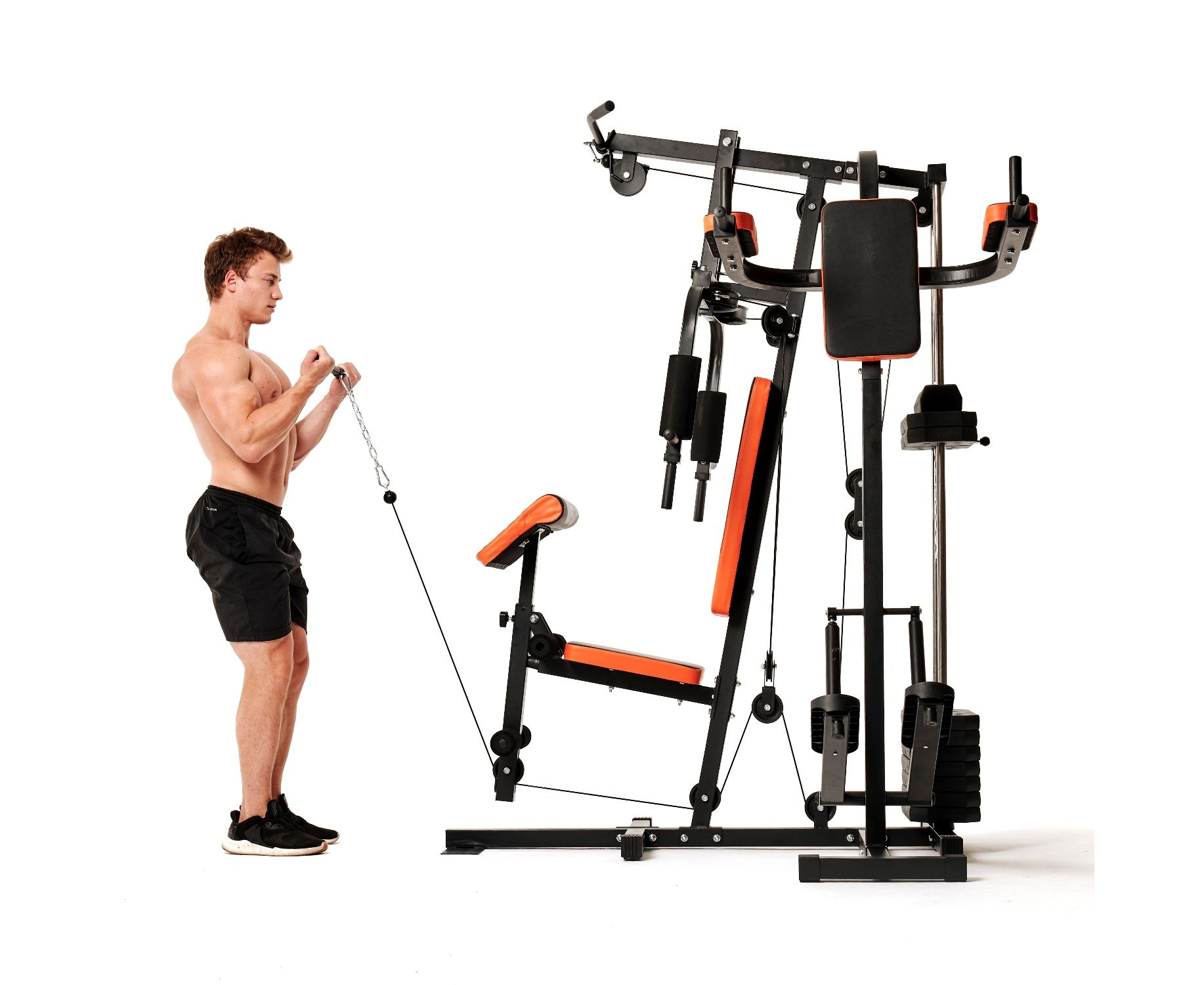 Мультистанция DFC HomeGym D7002-60 стек 60 кг