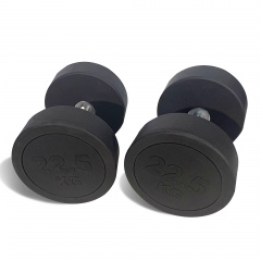 UnixFit PRO круглая 22,5 кг DBRND22_5PBK из каталога обрезиненных гантелей в Тюмени по цене 8890 ₽