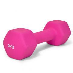 UnixFit 3 кг Pink DBNEO3PK из каталога неопреновых  гантелей в Тюмени по цене 1280 ₽