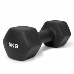 UnixFit 5 кг Black DBNEO5BK из каталога неопреновых  гантелей в Тюмени по цене 2130 ₽