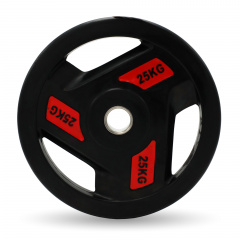 UnixFit PRO 25 кг, 51 мм DG25RUBPRD из каталога дисков для штанги с посадочным диаметром 50 мм. в Тюмени по цене 12890 ₽