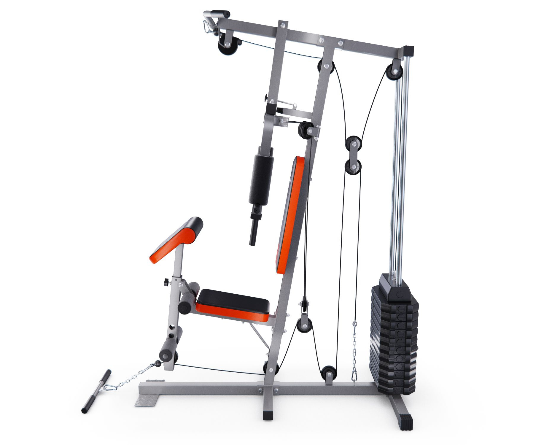 Мультистанция DFC HomeGym D7001-60 / стек 60 кг