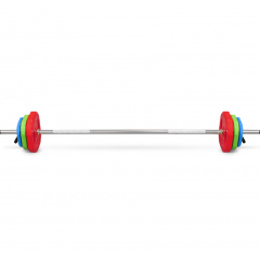 Bronze Gym Бодипамп (гриф, весовые диски 2X1,25КГ, 2X2, 5КГ, 2X5КГ, ПАРА ЗАМКОВ) из каталога штанг в Тюмени по цене 9100 ₽