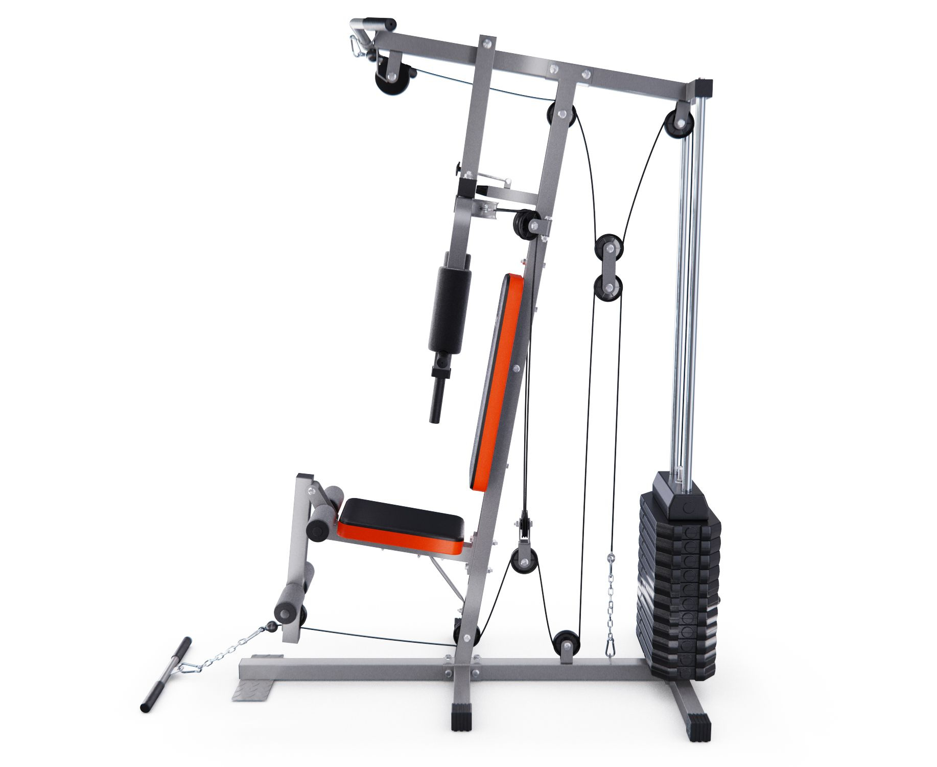 DFC HomeGym D7000-60 / стек 60 кг использование - домашнее