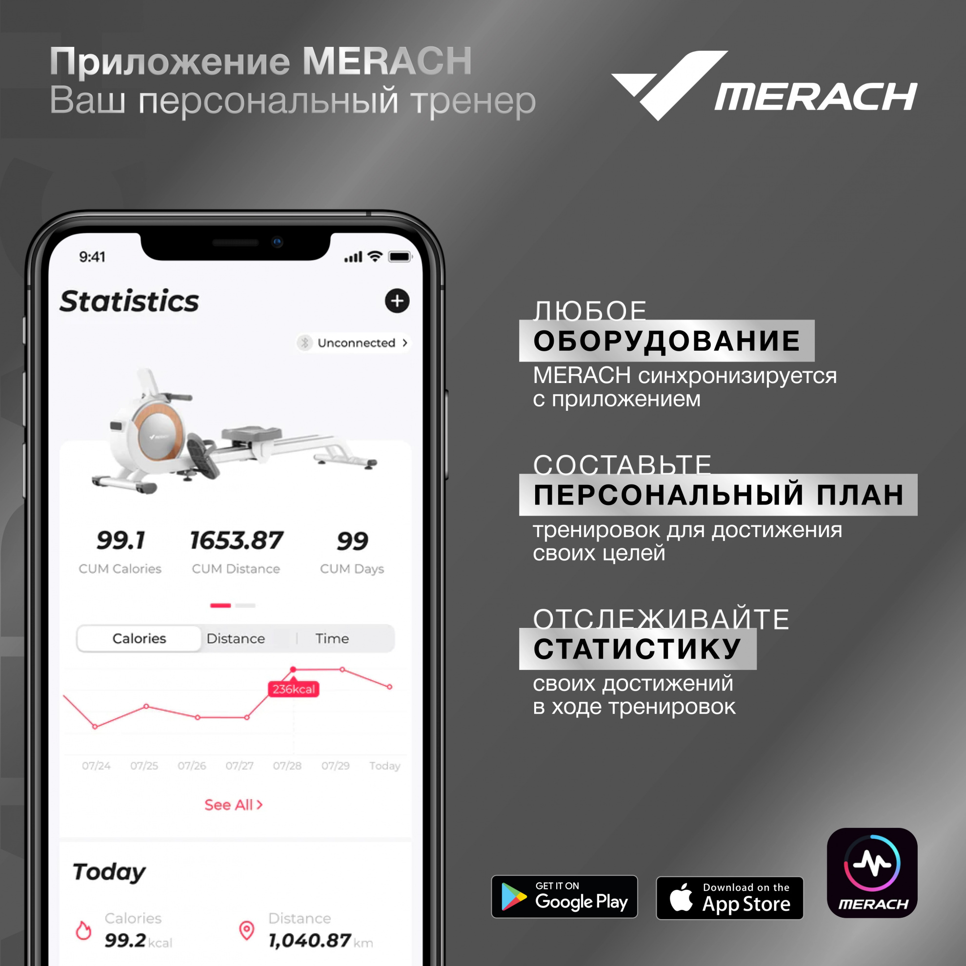 Спин-байк Merach MR-636