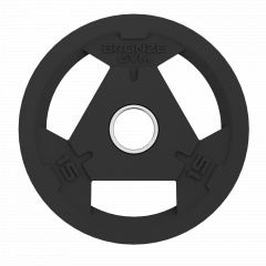 Bronze Gym 25 кг BGPLR250 из каталога дисков для штанги с посадочным диаметром 50 мм. в Тюмени по цене 9990 ₽