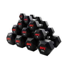 Octagon Dumbbell 10 пар от 2,5 до 25кг в Тюмени по цене 176210 ₽ в категории гантельные ряды UFC