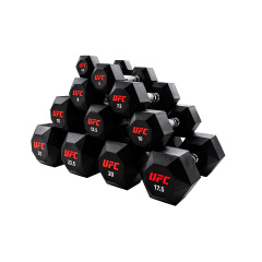 Octagon Dumbbell 5 пар от 10 до 20кг в Тюмени по цене 96140 ₽ в категории гантельные ряды UFC