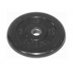 MB Barbell 5 кг металлическая втулка из каталога дисков для штанги с посадочным диаметром 30 мм.  в Тюмени по цене 2590 ₽