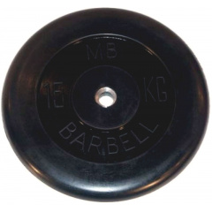 MB Barbell 15 кг металлическая втулка из каталога дисков для штанги с посадочным диаметром 26 мм.  в Тюмени по цене 6250 ₽