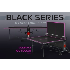 Compact-2 LX Всепогодный Black в Тюмени по цене 43490 ₽ в категории теннисные столы Start Line