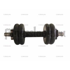 MB Barbell Atlet разборная - 6.5 кг из каталога обрезиненных гантелей в Тюмени по цене 2862 ₽